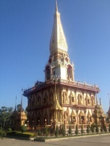 Templo budista em Phuket, Tailandia.