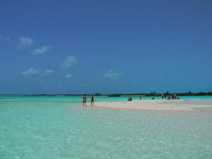 Uma das praias mais bonitas das Bahamas, Pipe Creek.