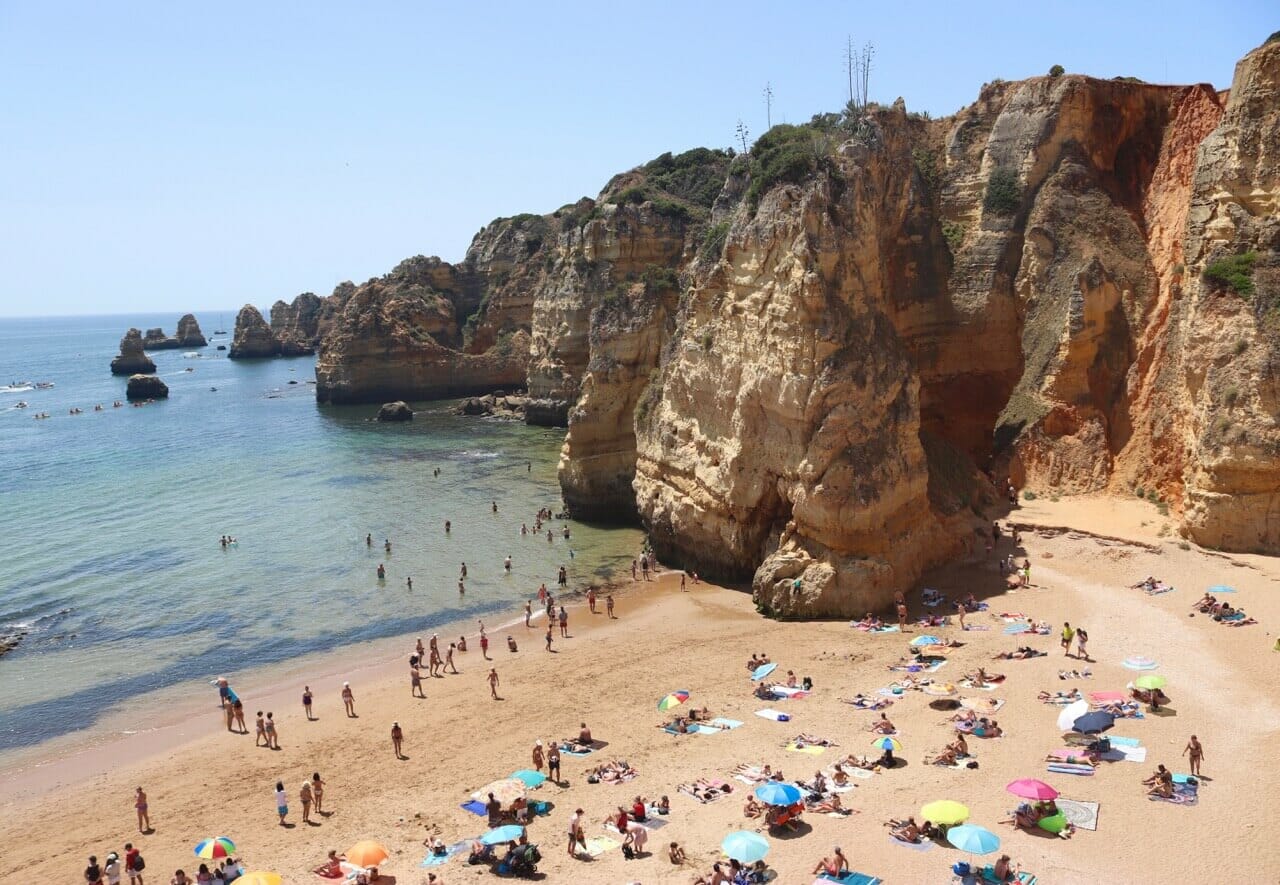 Praia da Dona Ana, uma das melhores praias de Lagos