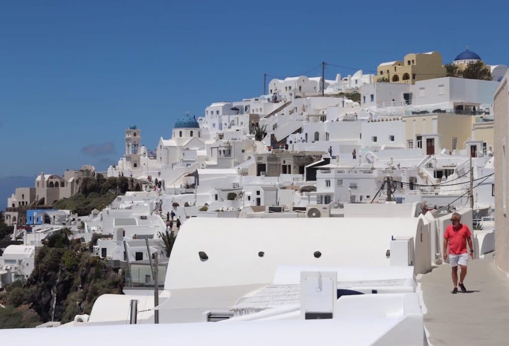 Walk the path between Fira to Imerovigli is one of the top things to do in Imerovigli.