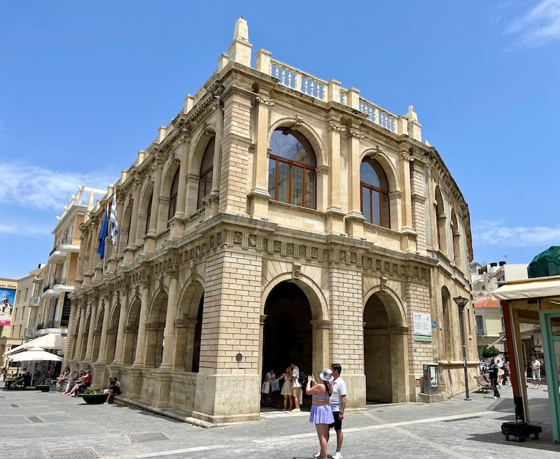 The Loggia, an elegant hall for events in the Venetian times, Heraklion, Crete, Greece