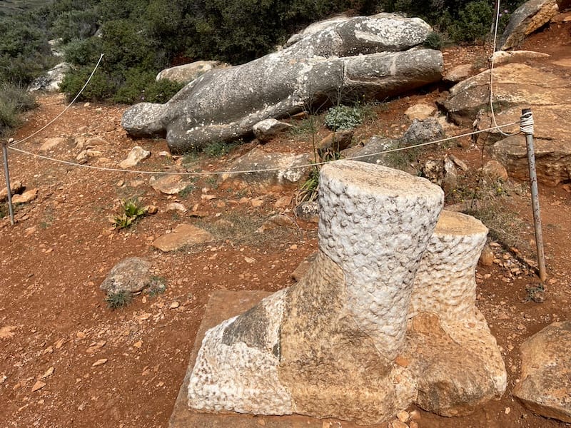 Kouros de Flerio, Naxos, Grécia