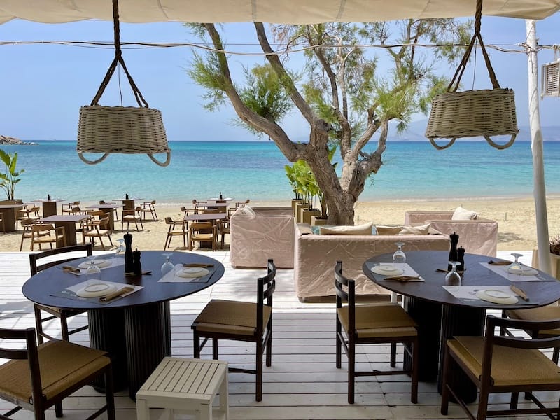 Santana Beach Club, Agia Nanna, Naxos, Grécia